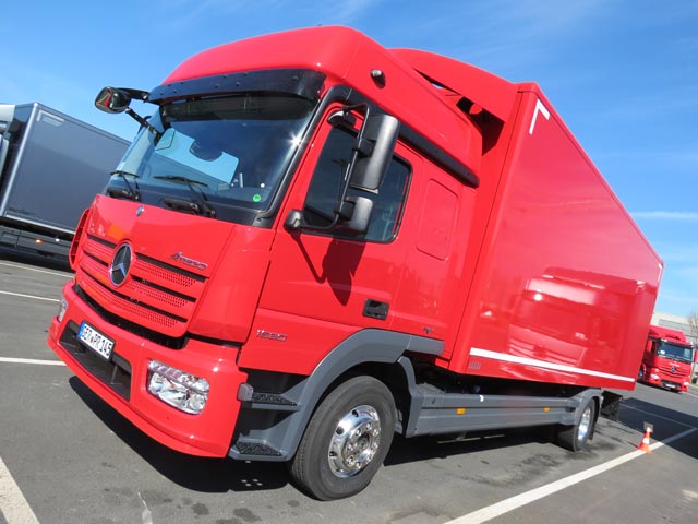 El Mercedes Atego 1530, con cabina BigSpace, tope de gama Atego, con 299 CV de potencia máxima.
