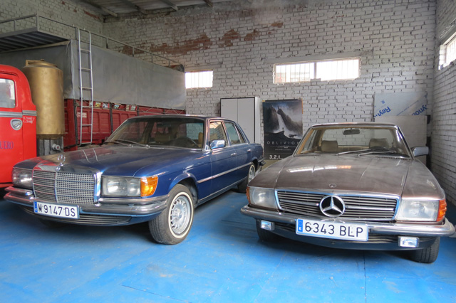 Su colección también cuenta con coches de todas las épocas como estos Clase S
