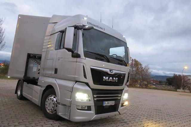 La cabina XLX de la gama MAN TGX es la de altura media y ofrece una excelente habitabilidad.