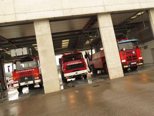Por un día la nostalgia camionera volvió a ocupar su puesto en el parque de bomberos.