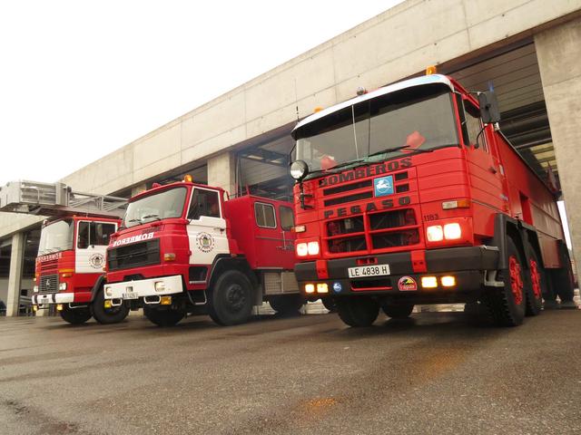 Poderío años 80. Marcado por los Pegaso y el Barreiros, que mandaban tanto en el transporte como en los cuerpos de bomberos.