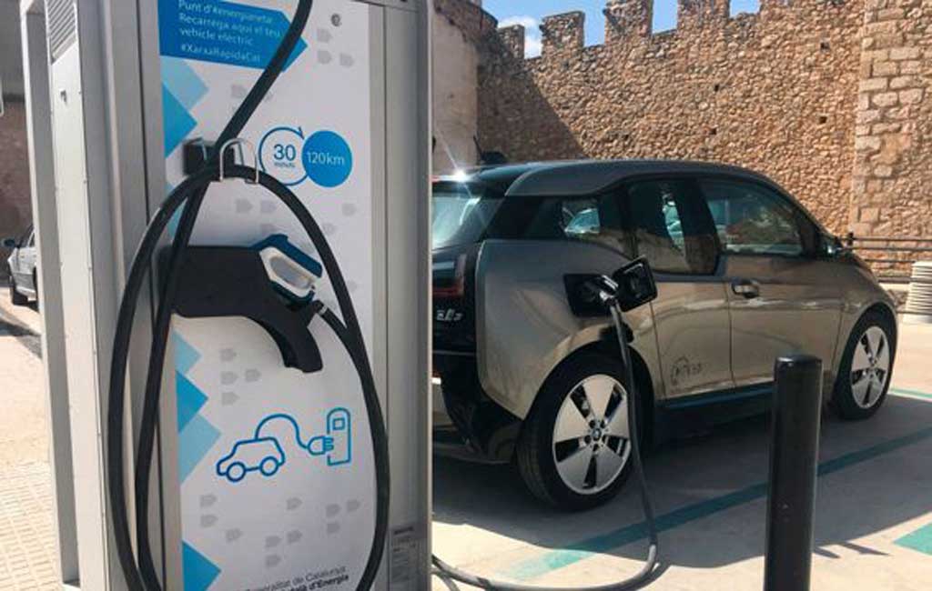 Estación de recarga para eléctricos
