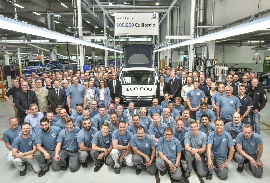 Plantilla de la Volkswagen California